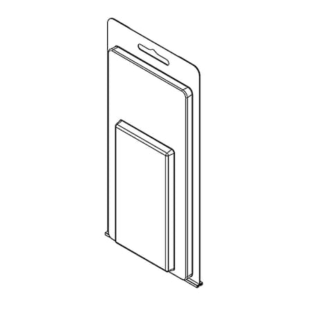 Visipak Thermoform-CLAMSHELL-#213-7.437-3.625-4.031-2.063-0.250-0.015-CLEAR,  213TF